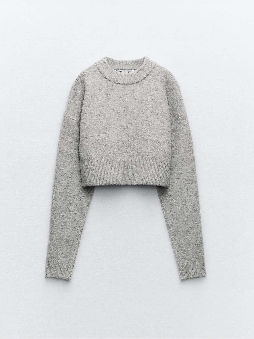 Zara Cropped Knit Sweater